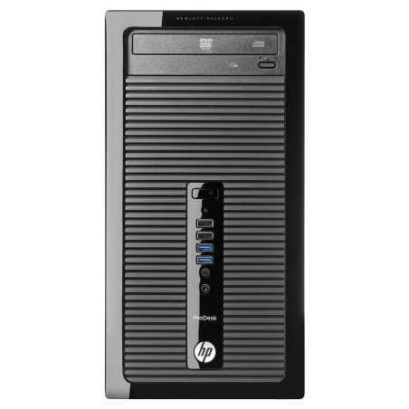 Ordinateur bureau HP ProDesk 400 G1 TWR, 3,4 GHz, Intel® Core™ i3 ram 4Go, disque dur 500 Go, DVD Super Multi + Ecran 19 pouce