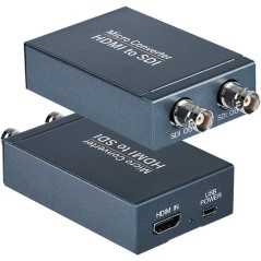 Convertisseur HDMI vers SDI 3G/HD/SD-SDI et Support 1080P avec alimentation