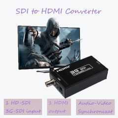 Adaptateur de convertisseur audio 3G HD SDI vers HDMI, pour moniteur de caméra avec alimentation 5V