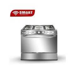 Cuisiniére SMART TECHNOLOGY STC-9060C 5 feux 90x60cm inox rotisseur