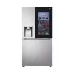 Réfrigerateur LG side by side GCX357CSES knock avec fontaine silver 617 Litres