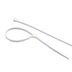 Attache de câble en nylon auto bloquant 100 pièces de 8x500mm en plastique blanc