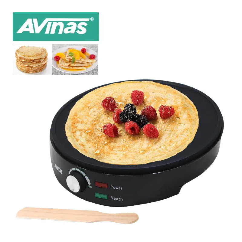 Machine à crêpes AVINAS AV-387 plaque antiadhésive électrique Machine à crêpes AVINAS AV-387 plaque antiadhésive électrique