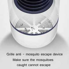 Lampe anti moustiques USB, piège à moustiques, veilleuse LED pour bureau, chambre à coucher (blanc)
