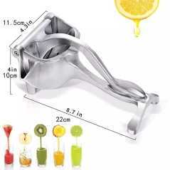 Presse jus manuel en alliage d'aluminium, extracteur de jus de fruits