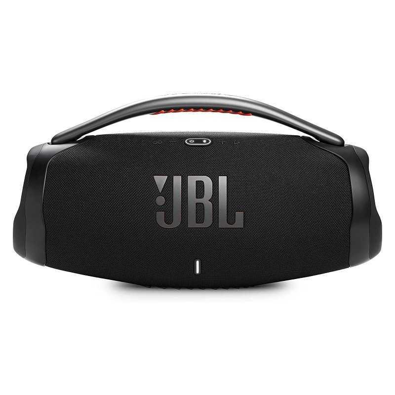 Enceinte portable JBL Boombox 3 Noir stéréo 180 Watts - Bluetooth 5.3 - Autonomie 24h - Etanche IP67 - USB/AUX Enceinte portable JBL Boombox 3 Noir stéréo 180 Watts - Bluetooth 5.3 - Autonomie 24h - Etanche IP67 - USB/AUX