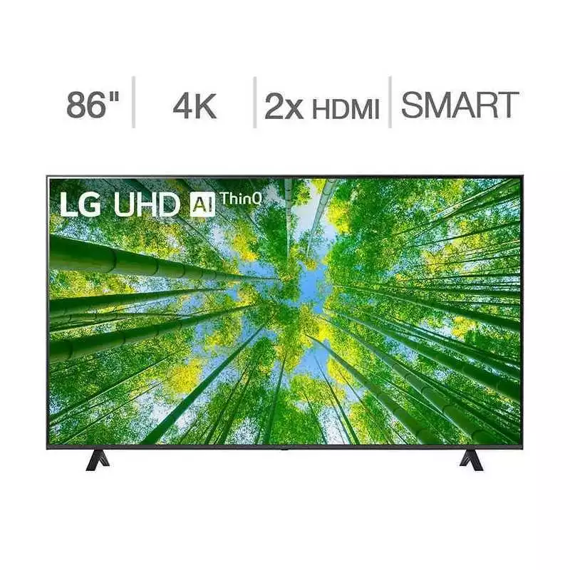 Téléviseur LG UQ8000 Series 86" pouces 4K LED Smart TV avec ThinQ AI