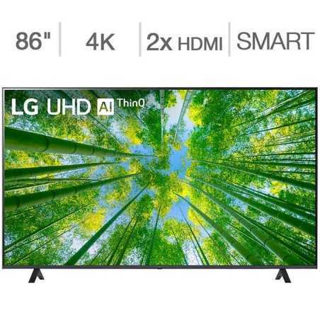 Téléviseur LG UQ8000 Series 86" pouces 4K LED Smart TV avec ThinQ AI
