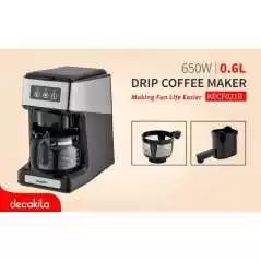 Machine a café Decakila KECF021B avec broyeur 650w - Noir