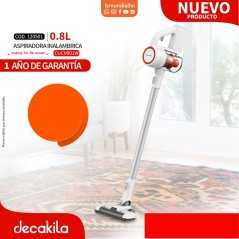 Aspirateur Balai Sans Fil Decakila CUCV001W | 140W | 0,8L | Cyclone | Autonomie 40 Min