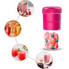 Mixeur sans fil portable rose Decakila KMJB012P 300ml 50W USB