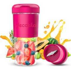 DECAKILA KMJB012P | Mini Mixeur Portable Sans Fil - 300 ml, 50 W