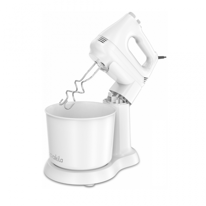 Batteur électrique sur socle a 6 vitesses DECAKILA KEMX002W, 2,5 litres 200W Blanc Batteur électrique sur socle a 6 vitesses DECAKILA KEMX002W, 2,5 litres 200W Blanc