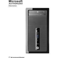 Ordinateur bureau HP ProDesk 400 G1 tour, Intel Quad Core i5-4570 jusqu'à 3,6 GHz, Ram 4G DDR3, 500GB HDD DVD, Windows 10 Pro 64