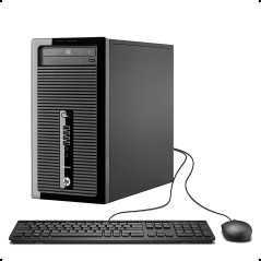 Ordinateur bureau HP ProDesk 400 G1 tour, Intel Quad Core i5-4570 jusqu'à 3,6 GHz, Ram 4G DDR3, 500GB HDD DVD, Windows 10 Pro 64