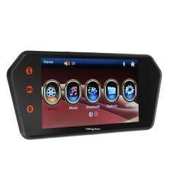 Moniteur de rétroviseur de voiture à écran tactile Bluetooth MP5 Internet TF USB HD 1080p LCD Mirror PAL NTSC voiture 7"