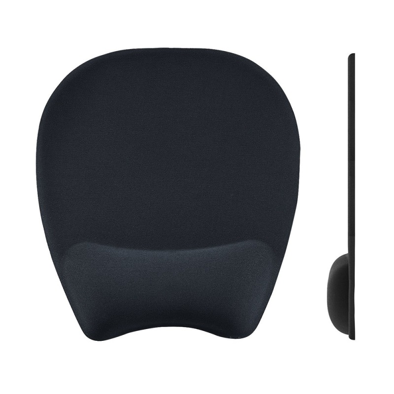 Tapis de souris de jeu H-08 avec repose poignet noir Tapis de souris de jeu H-08 avec repose poignet noir