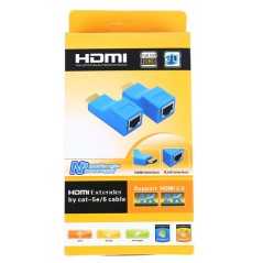 Extension HDMI vers RJ45 RS-HDEXT30M convertisseur de câble réseau répéteur sur Cat 5e/6 1080p jusqu'à 30m