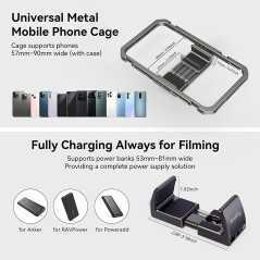 Kit vidéo tout-en-un, Ultra /Pro/basique/classique, pour photographie de téléphone