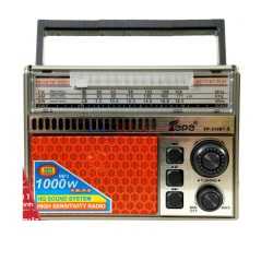 Radio solaire rechargeable et lecteur de musique Bluetooth USB-TF haut de gamme FEPE FP-310BT-S