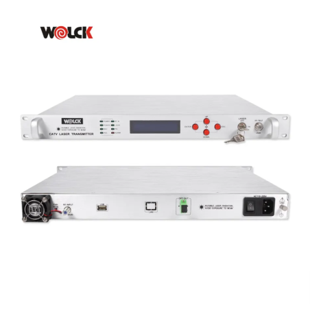 Transmetteur optique interne Wolck 1550nm 20km Modulation Externe Interne Optique 20db FTTH Câble RF CATV