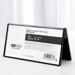 Présentoir en acrylique double face, porte-numéro de table en plastique, supports de cadres, porte-cartes de place, 80x150mm