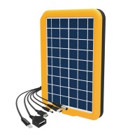 Panneau solaire pliable SARODA SP09-04 12W 18V jaune