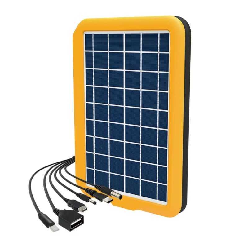 Panneau Solaire Pliable SARODA SP09-04 12W 18V | Chargeur Portable Jaune