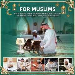 Lampe Veilleuse Lecteur Coran Electronique Sans Fil EQUANTU SQ917 | Récitations, Traduction & Bluetooth