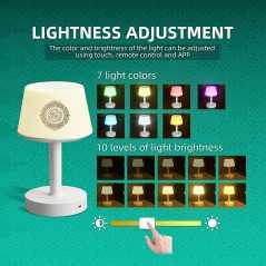 Lampe Veilleuse Lecteur Coran Electronique Sans Fil EQUANTU SQ917 | Récitations, Traduction & Bluetooth