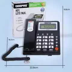 Téléphone fixe filaire Geepas GTP-7185