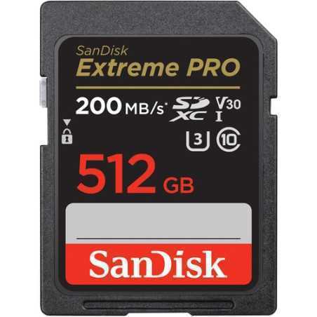 Carte mémoire SanDisk Extreme PRO UHS-I SDXC 32GO/64GO/128GO/512GO