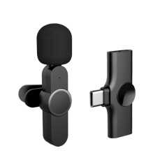 Microphone cravate lavalier sans fil EP033TZ-C pour Android Type-c, enregistrement audio vidéo, réduction de bruit