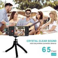 Microphone cravate sans fil J11-C / TYPE-C avec boîtier de chargement, Play synchronisation automatique