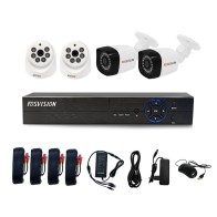 Kit 4 caméra fosvision système de sécurité domestique Dvr 2MP, Vision nocturne, caméra Ahd