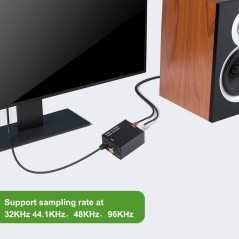 Convertisseur Audio Numérique-Analogique (DAC) | Haute Fidélité 24-bit/192 kHz