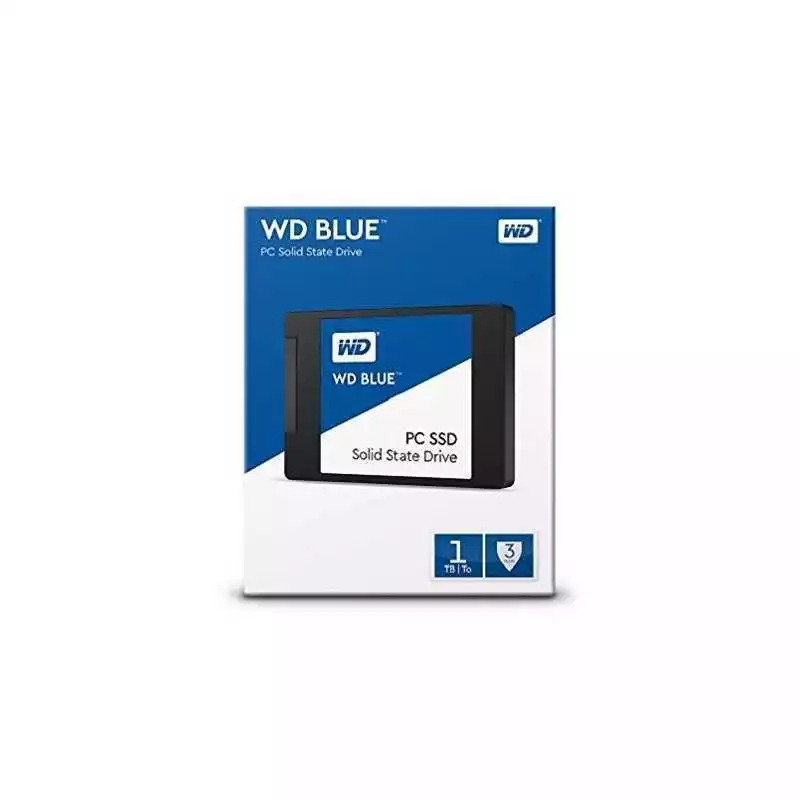 Western Digital Disque SSD WD 3D NAND Solid State - 500 Go - SATA 2,5 -  Bleu/blanc