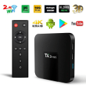 Mini TV Box TX3 4K Amlogic S905W Quad core H.265 décodage 2.4 GHz WiFi 2Go / 16Go