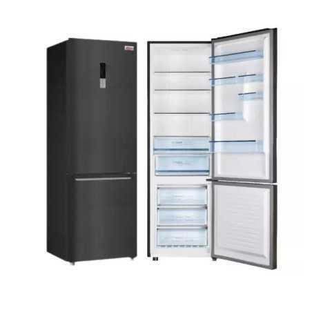 Réfrigérateur ASTECH combiné FC396CM-OG 3 tiroirs silver