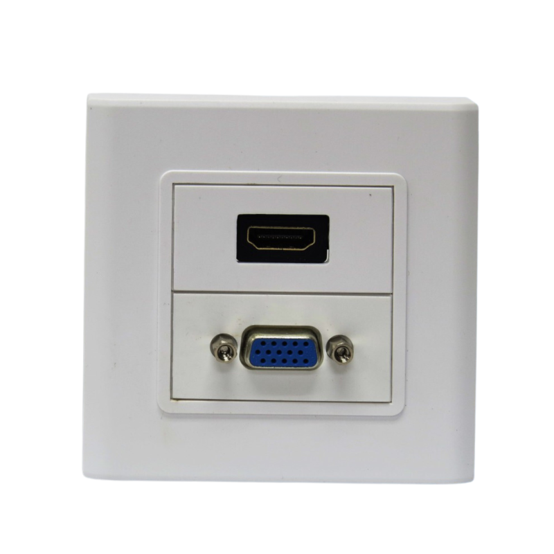 Plaque Murale de Façade HDMI et VGA