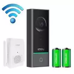 Sonnette sans fil, Wi-Fi, Sonnette vidéo IMOU DB60 H.265 4MP QHD IP65 2K avec alimentation par batterie