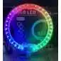 Ring light LED colorée 45cm RGB MJ18 3D pour trépied selfie et vidéo