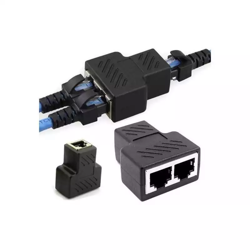 Adaptateur de répartiteur RJ45, Câble Ethernet RJ45 CAT5 6 Port