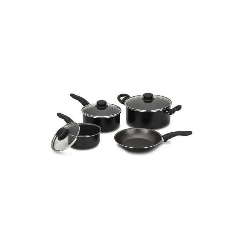 Batterie De Cuisine Antiadhésive Decakila KMEP004B 7 pièces Batterie De Cuisine Antiadhésive Decakila KMEP004B 7 pièces