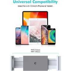 Support pour téléphone portable/tablette ergonomique Hauteur et Inclinaison réglable