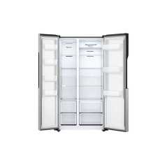 Réfrigérateur LG Side By Side 2Portes Silver GCFB507PQAM 519L