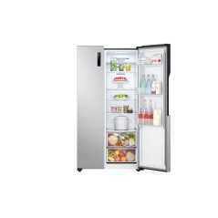 Réfrigérateur LG Side By Side 2Portes Silver GCFB507PQAM 519L