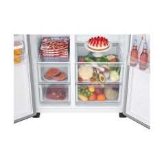 Réfrigérateur LG Side By Side 2Portes Silver GCFB507PQAM 519L