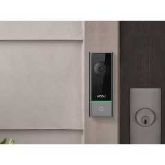 Sonnette vidéo sans fil, Wi-Fi, IMOU DB60 H.265 5MP QHD IP65 2K avec alimentation par batterie