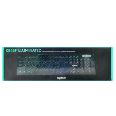 Clavier Gaming filaire Logitech K846F Illuminé USB Rvb Éclairé